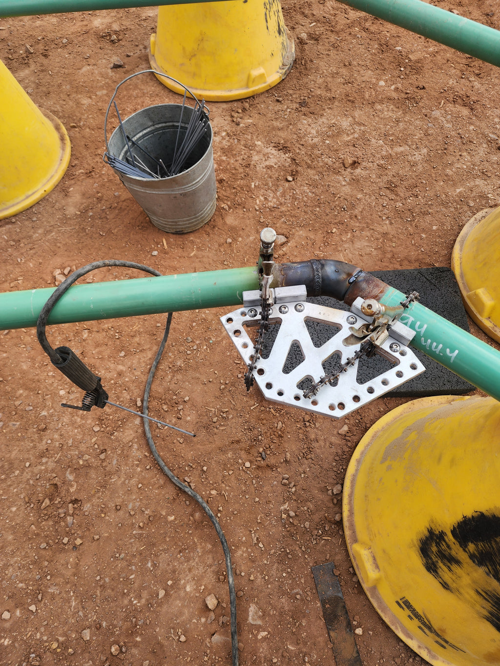 Scamp Pipe Welding Jig + Vee Blocks